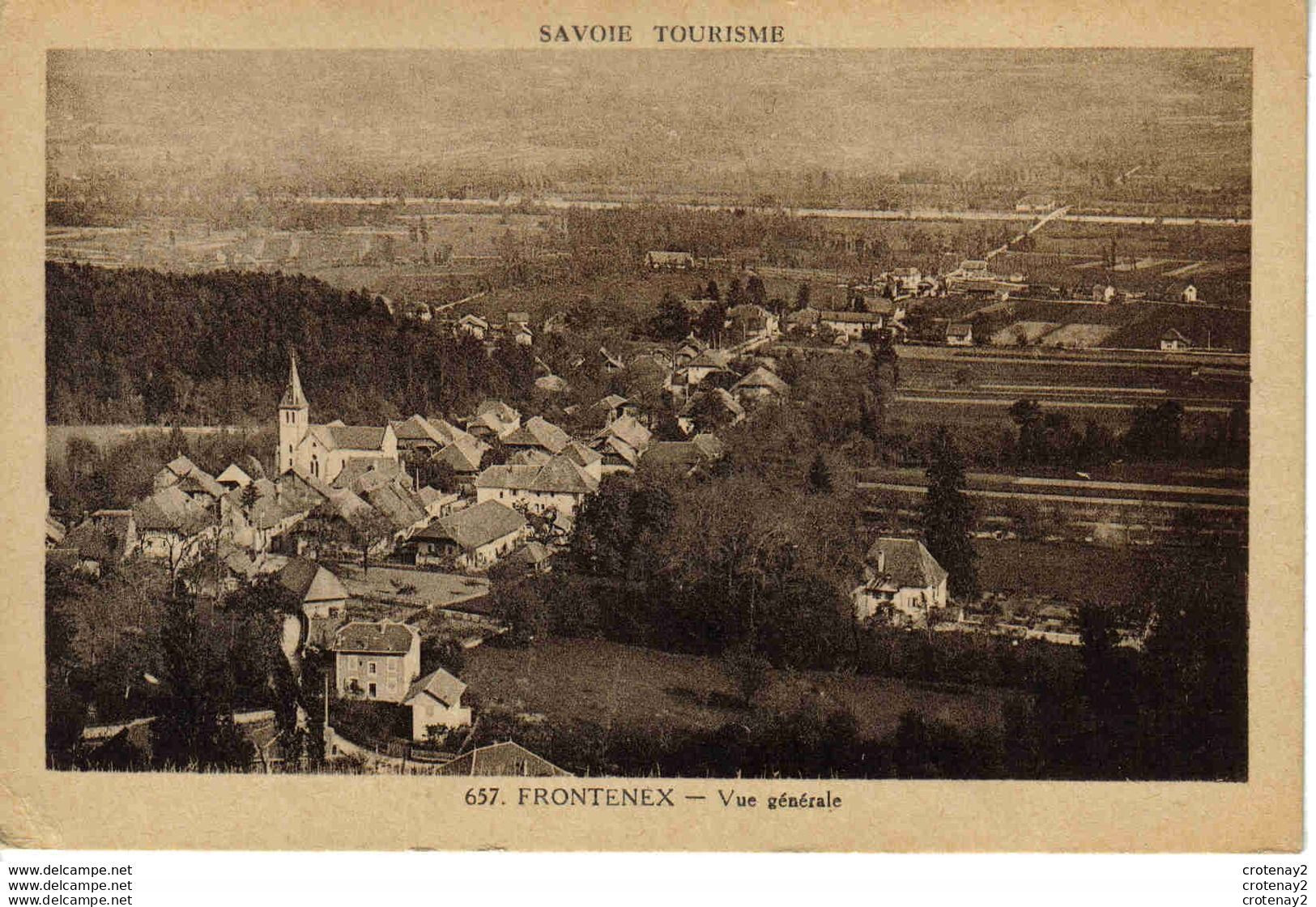 73 FRONTENEX Vers Albertville N°657 Vue Générale Savoie Tourisme L. Blanc Et Fils Photo éditeur Montmélian - Albertville