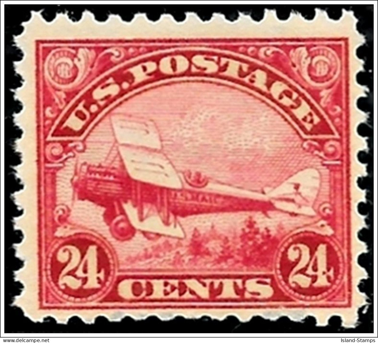 US 1923 Airs SG.A614 24 Cent - Mounted Mint - Ungebraucht