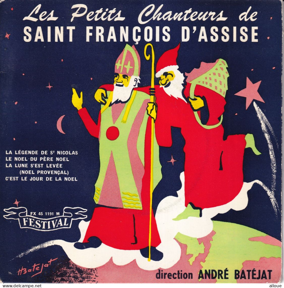 LES PETITS CHANTEURS DE SAINT FRANCOIS D'ASSISE - FR EP - LA LEGENDE DE SAINT NICOLAS + 3 - Canciones Religiosas Y  Gospels