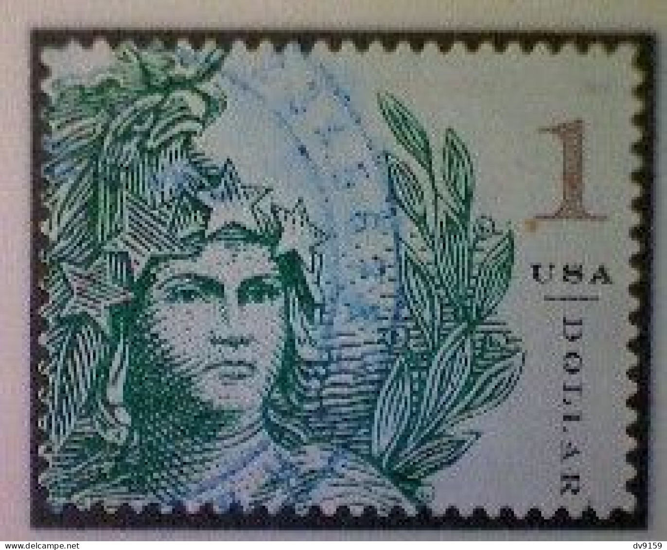 United States, Scott #5295, Used(o), 2018, Statue Of Freedom, $1.00, Emerald - Oblitérés