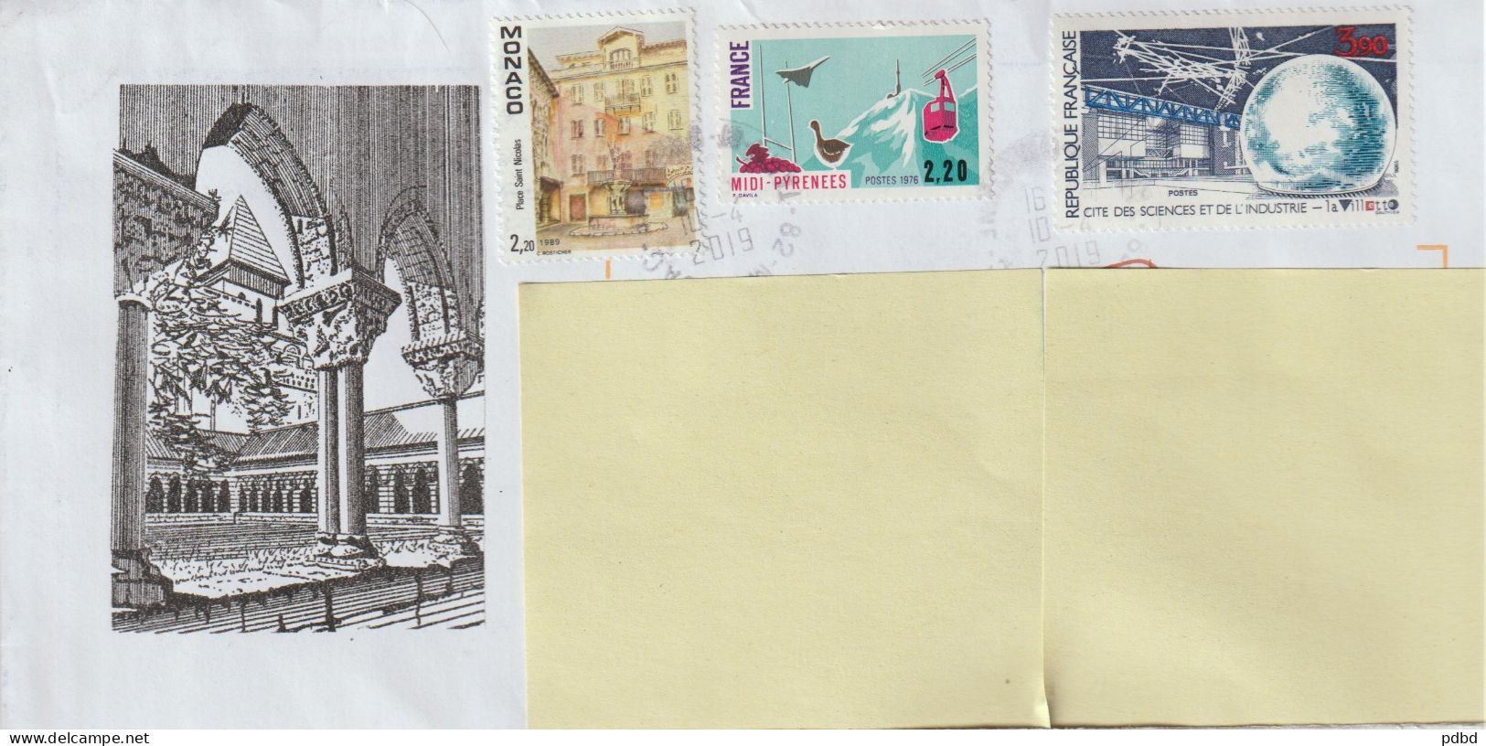 FT 36 . 82 . Moissac . Affranchissement  . Enveloppe Illustrée . 10 04 2019 . - Mechanical Postmarks (Advertisement)