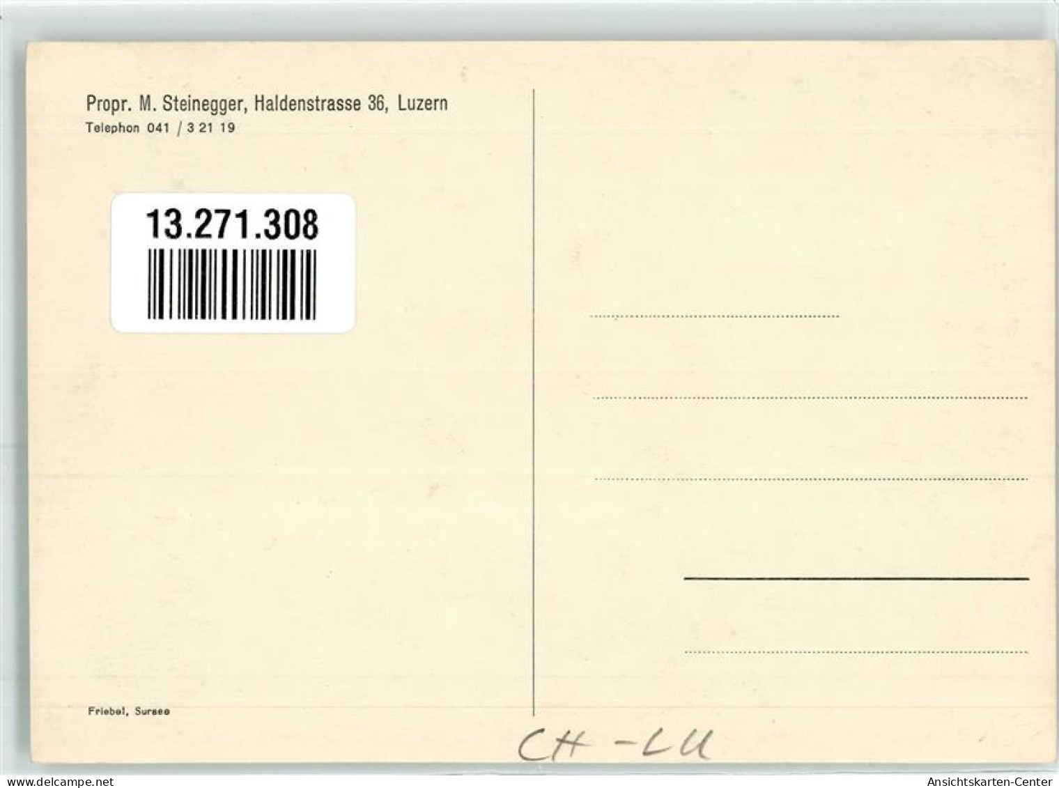 13271308 - Luzern Lucerne - Andere & Zonder Classificatie