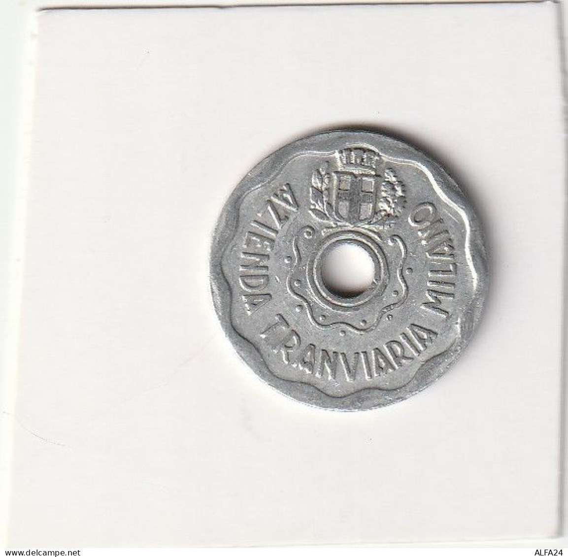 GETTONE PER SERVIZIO FILO TRANVIARIO MILANO 1944 (MDG42.12 - Otros & Sin Clasificación