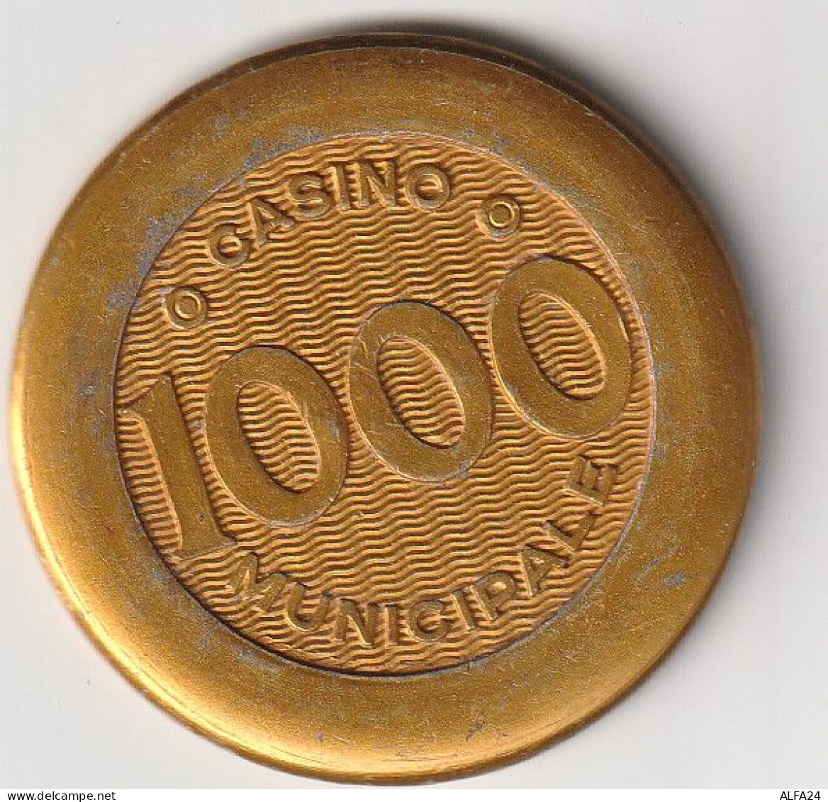 GETTONE CASINO MUNICIPALE 1000 (MDG47.3 - Other & Unclassified