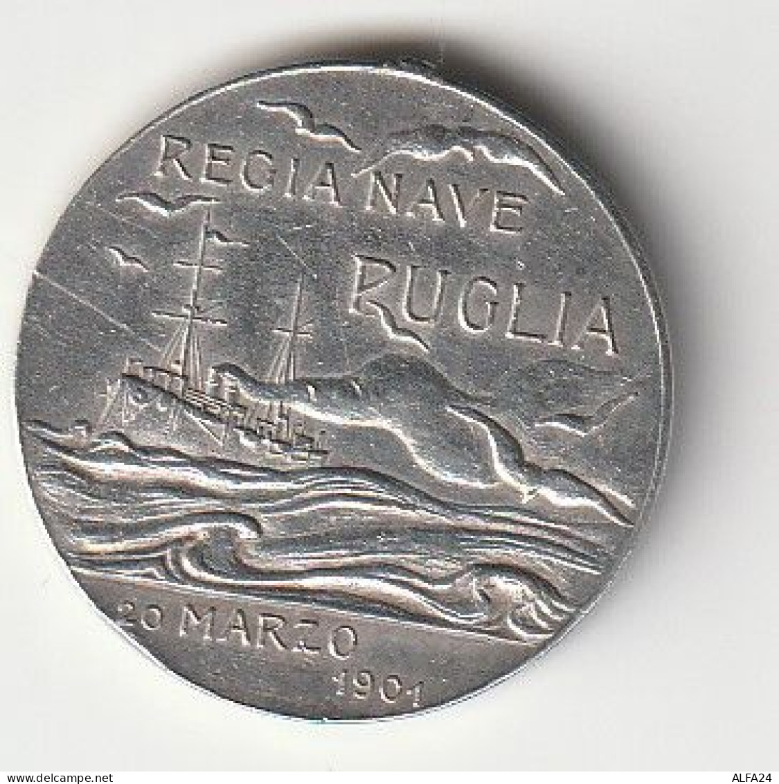 MEDAGLIA 1904 REGIA NAVE PUGLIA (MDG39.2 - Altri & Non Classificati