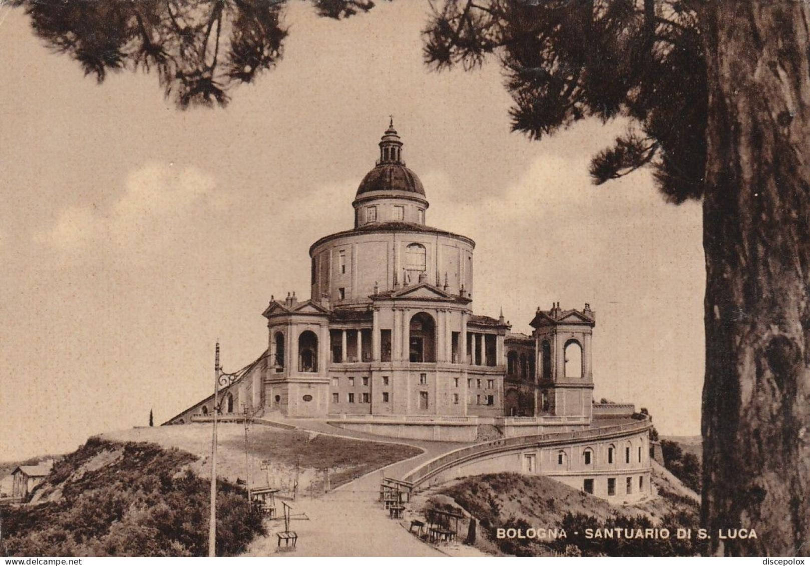 AD329 Bologna - Santuario Della Beata Vergine Di San Luca - Panorama / Viaggiata 1953 - Bologna