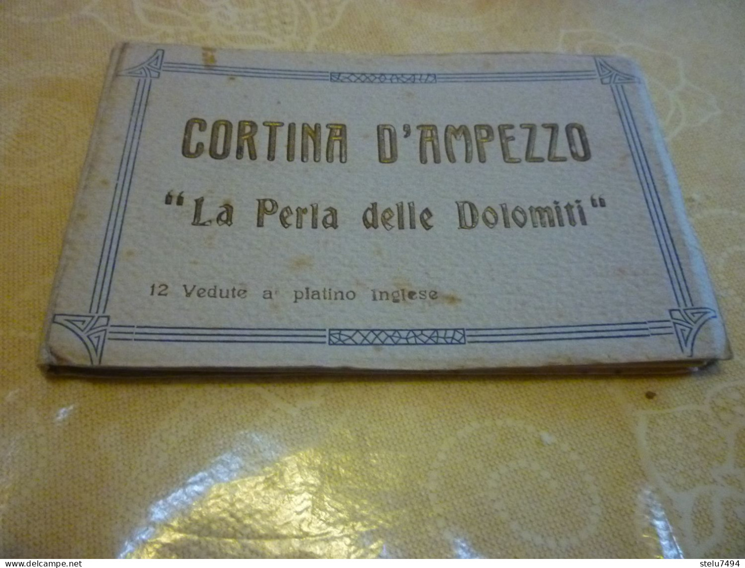B866  Libretto Cortina D'ampezzo 12 Vedute Presenza Macchioline Umido Cm14,5x9,5 - Altri & Non Classificati