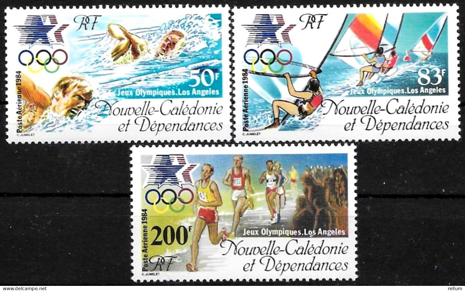 Nouvelle Calédonie 1984 - Yvert N° PA 240/242 - Michel N° 739/741 ** - Unused Stamps