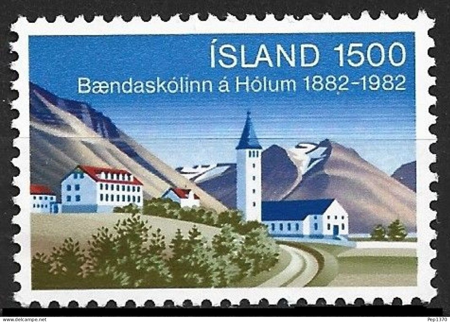 ISLANDIA 1982 ICELAND - ESCUELA DE AGRICULTURA - YVERT 540** - Ungebraucht