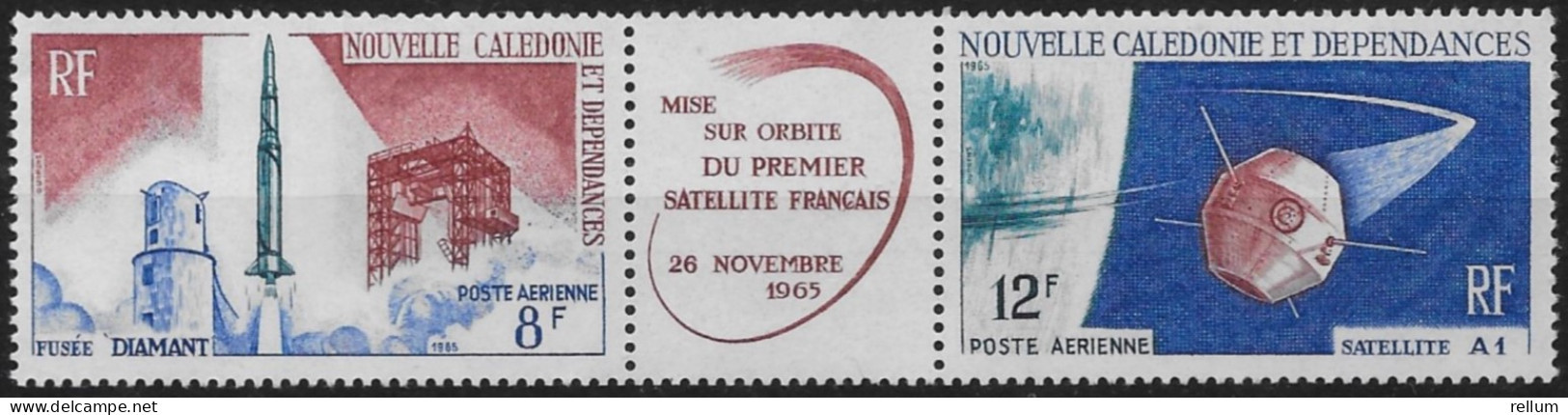 Nouvelle Calédonie 1966 - Yvert N° PA 85A - Michel N° 418/419 ** - Ungebraucht