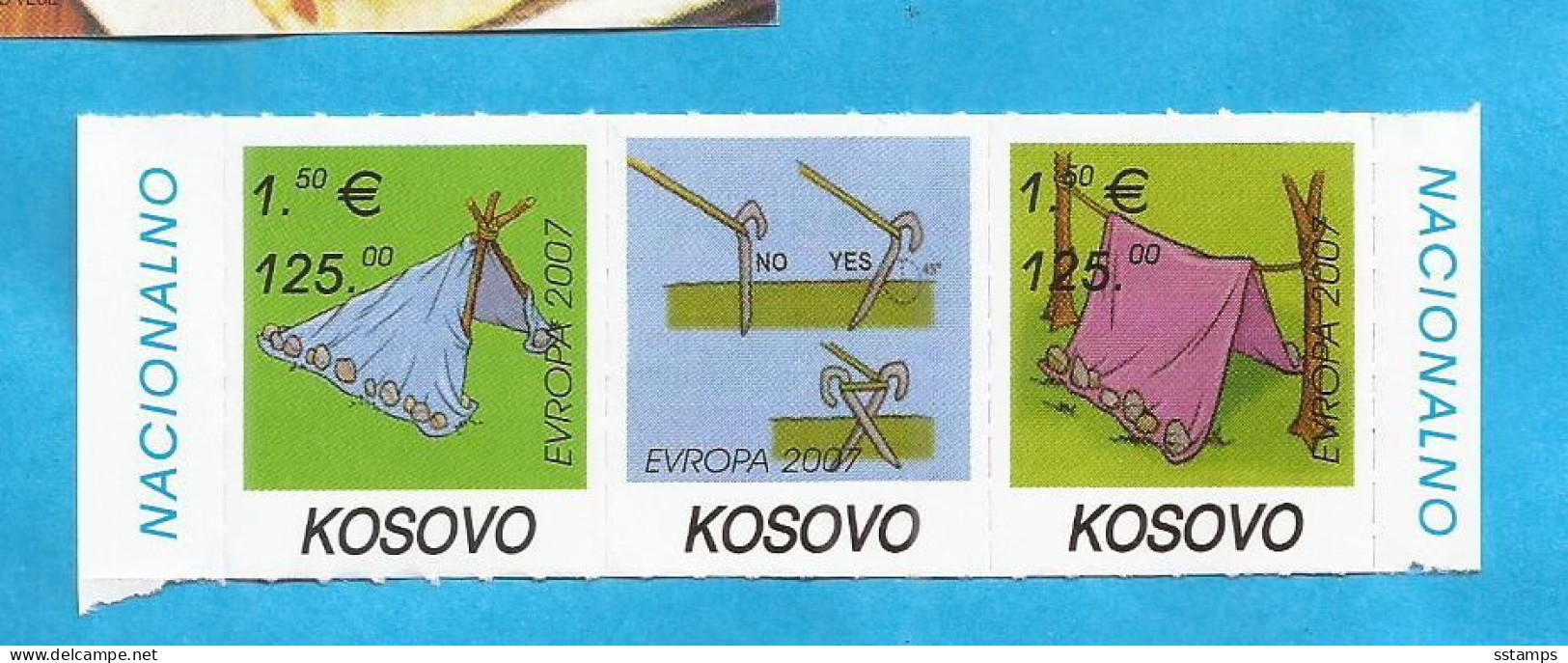 2007  KOSOVO SERBISCHE TEIL-SERBIEN PART EUROPA   CEPT  SCOUTS    MNH - 2007