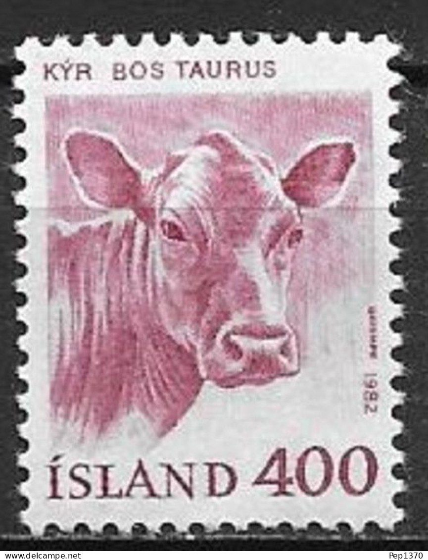 ISLANDIA 1982 - ICELAND - FAUNA DOMESTICA - VACA - YVERT 534** - Nuovi