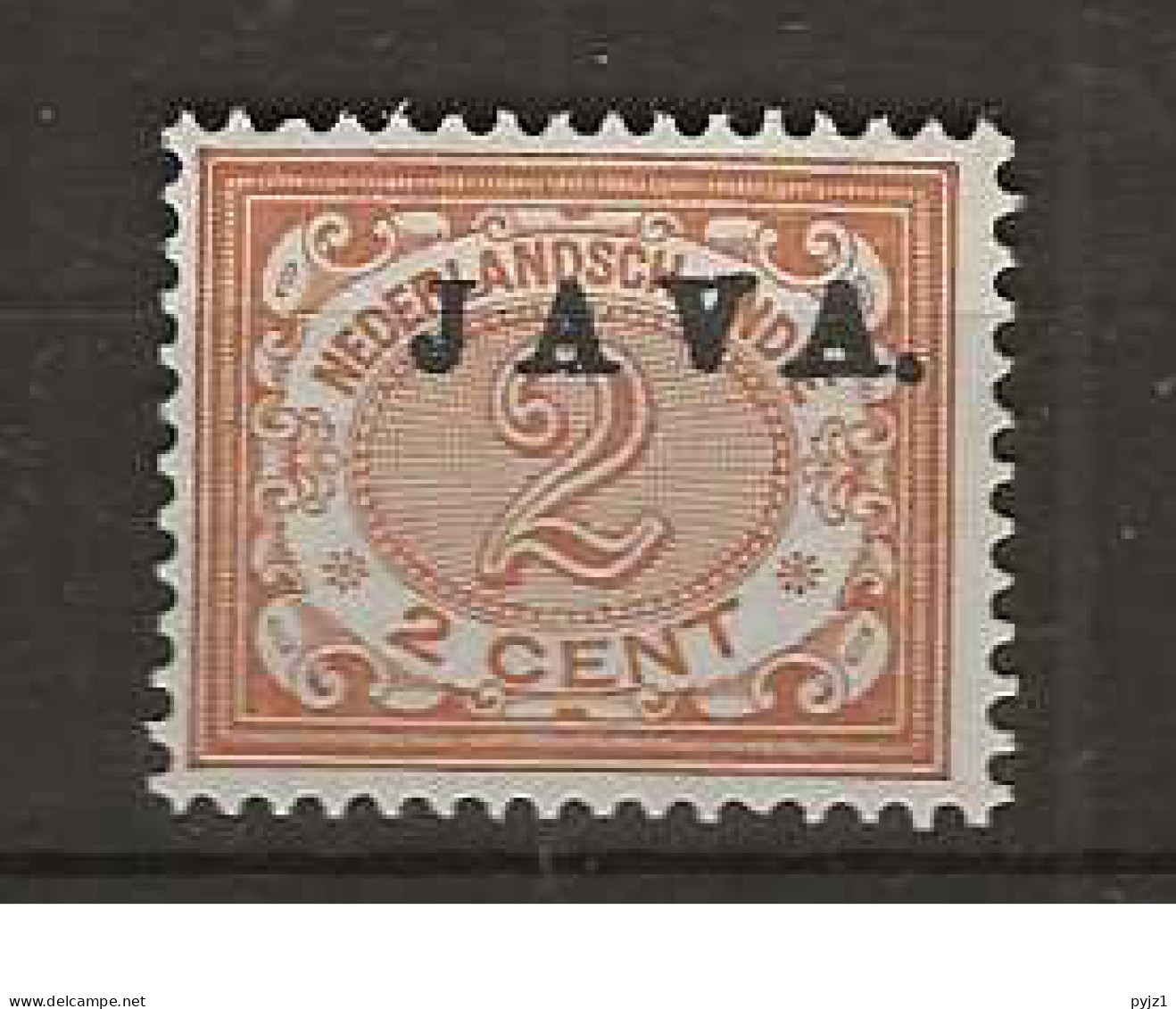 1908 MH Nederlands Indië NVPH 65a JAVA Hoogstaand - India Holandeses