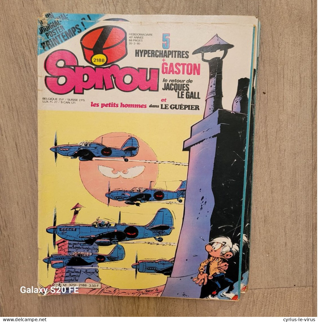 Magazines Spirou  ** Gaston Lagaffe - Spirou Magazine