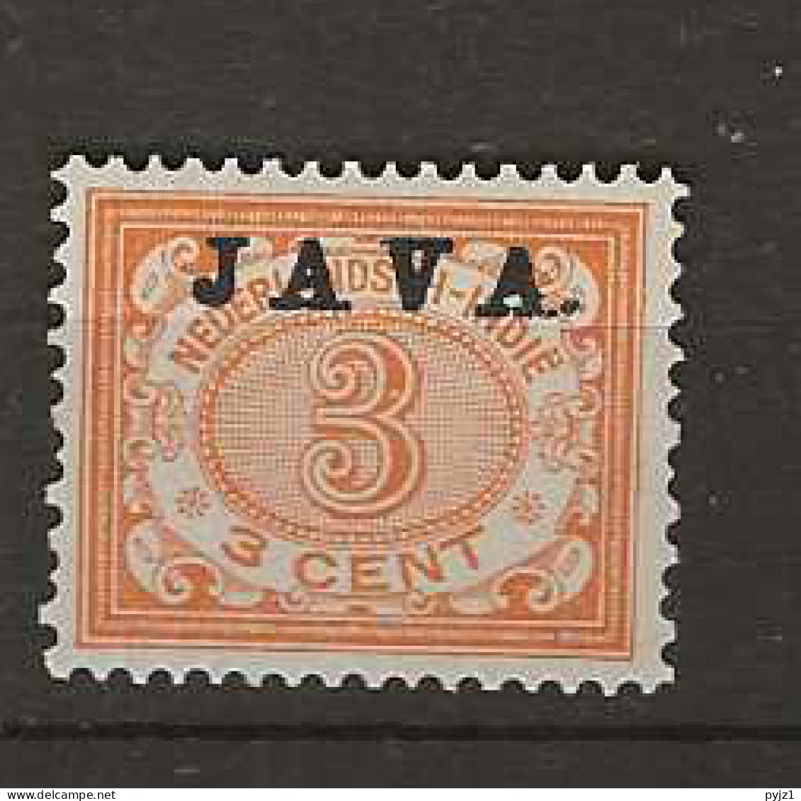 1908 MH Nederlands Indië NVPH 67a JAVA Hoogstaand - India Holandeses