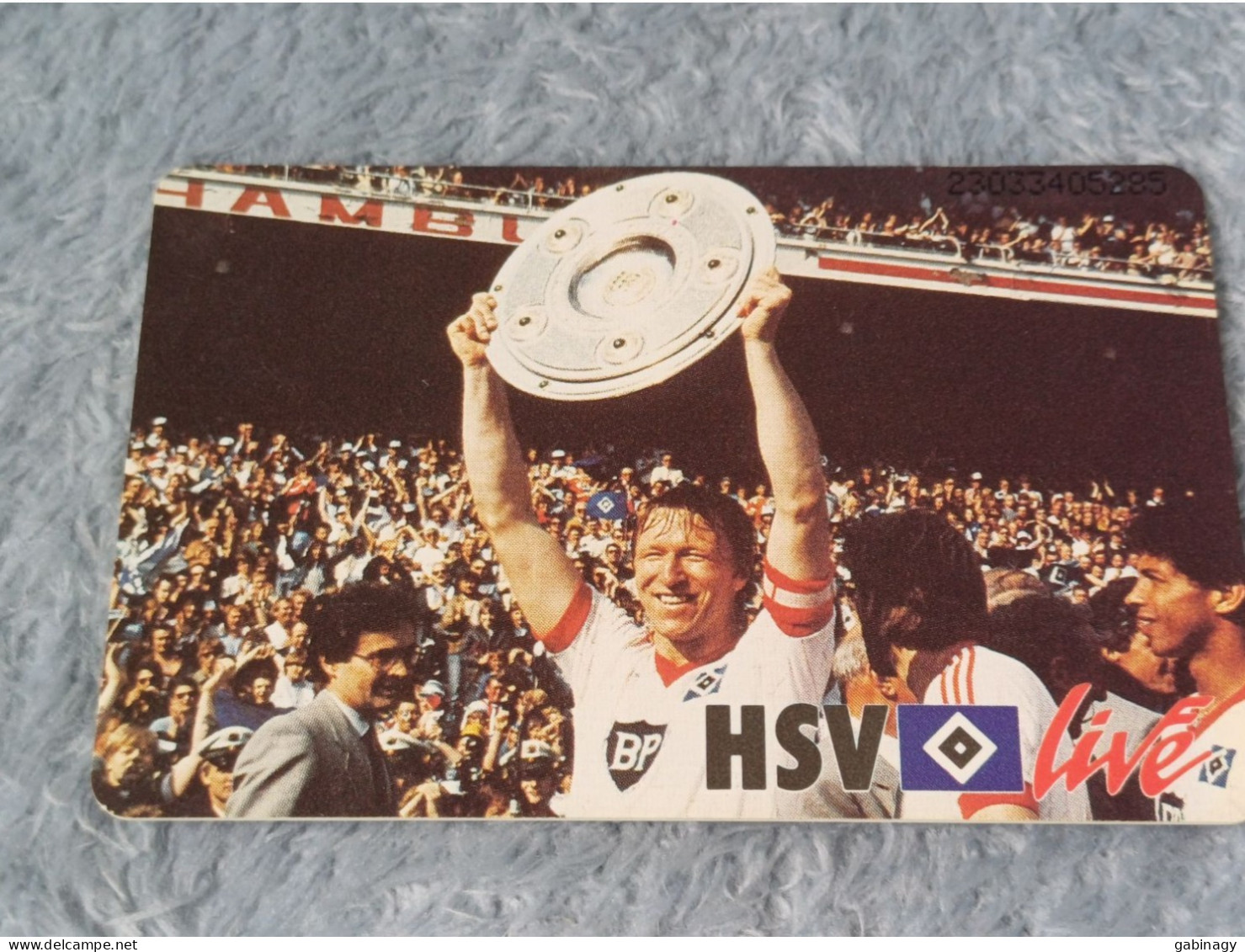 GERMANY-1115 - O 0639 - Hamburger Sport-Verein E.V. - Horst Hrubesch / Meisterschale - 5.000ex. - O-Reeksen : Klantenreeksen