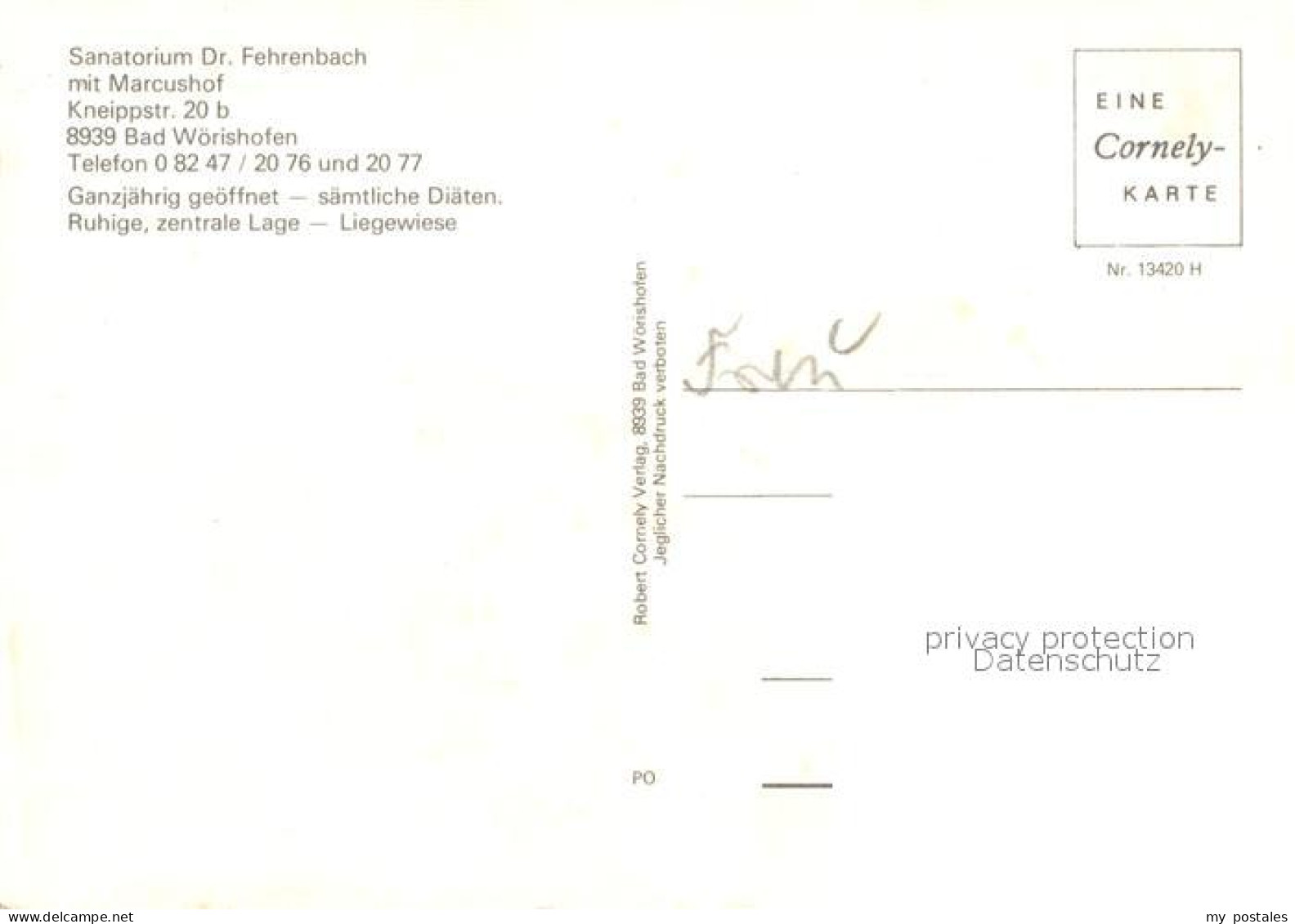 72935264 Bad Woerishofen Kleines Sanatorium Mit Marcushof Bad Woerishofen - Bad Woerishofen