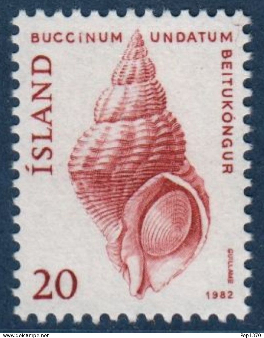 ISLANDIA 1982 - ICELAND - CONCHA CARACOLA - YVERT 529** - Nuovi