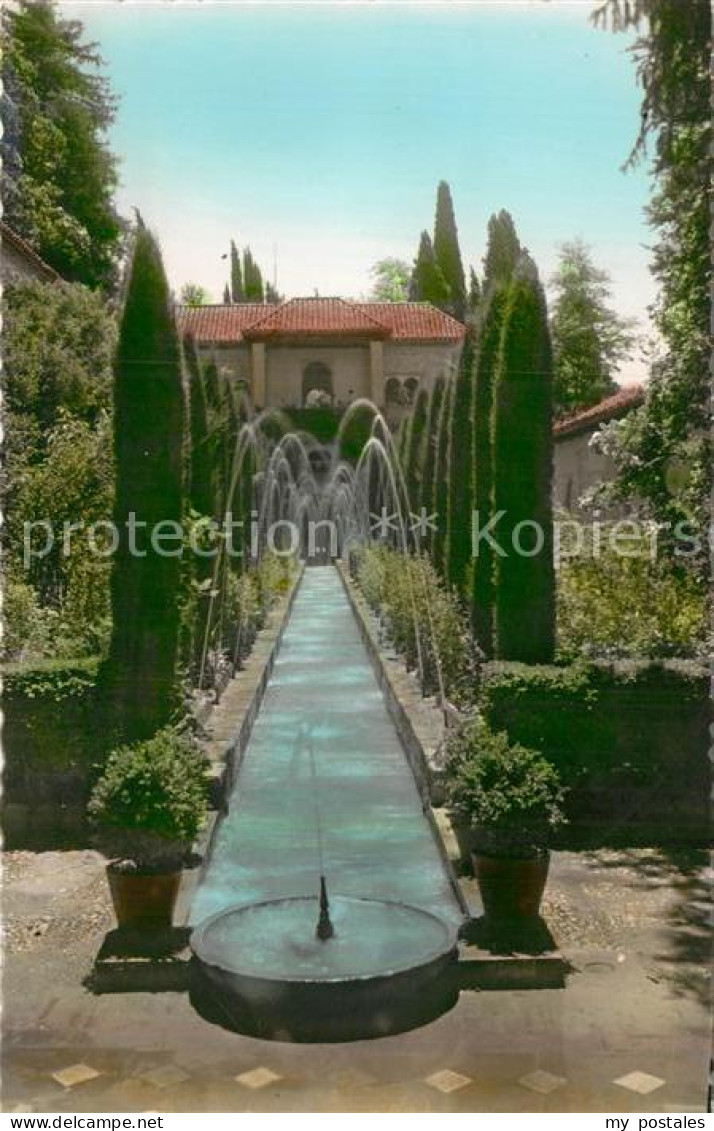 72934241 Granada Andalucia Generalife Patio De La Acequia Granada Andalucia - Autres & Non Classés