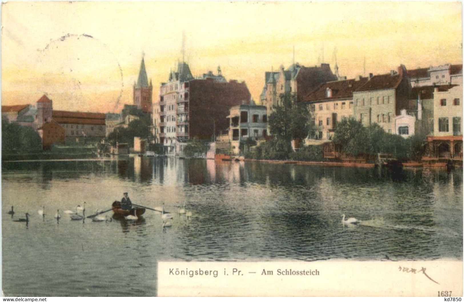 Königsberg - Am Schlossteich - Ostpreussen