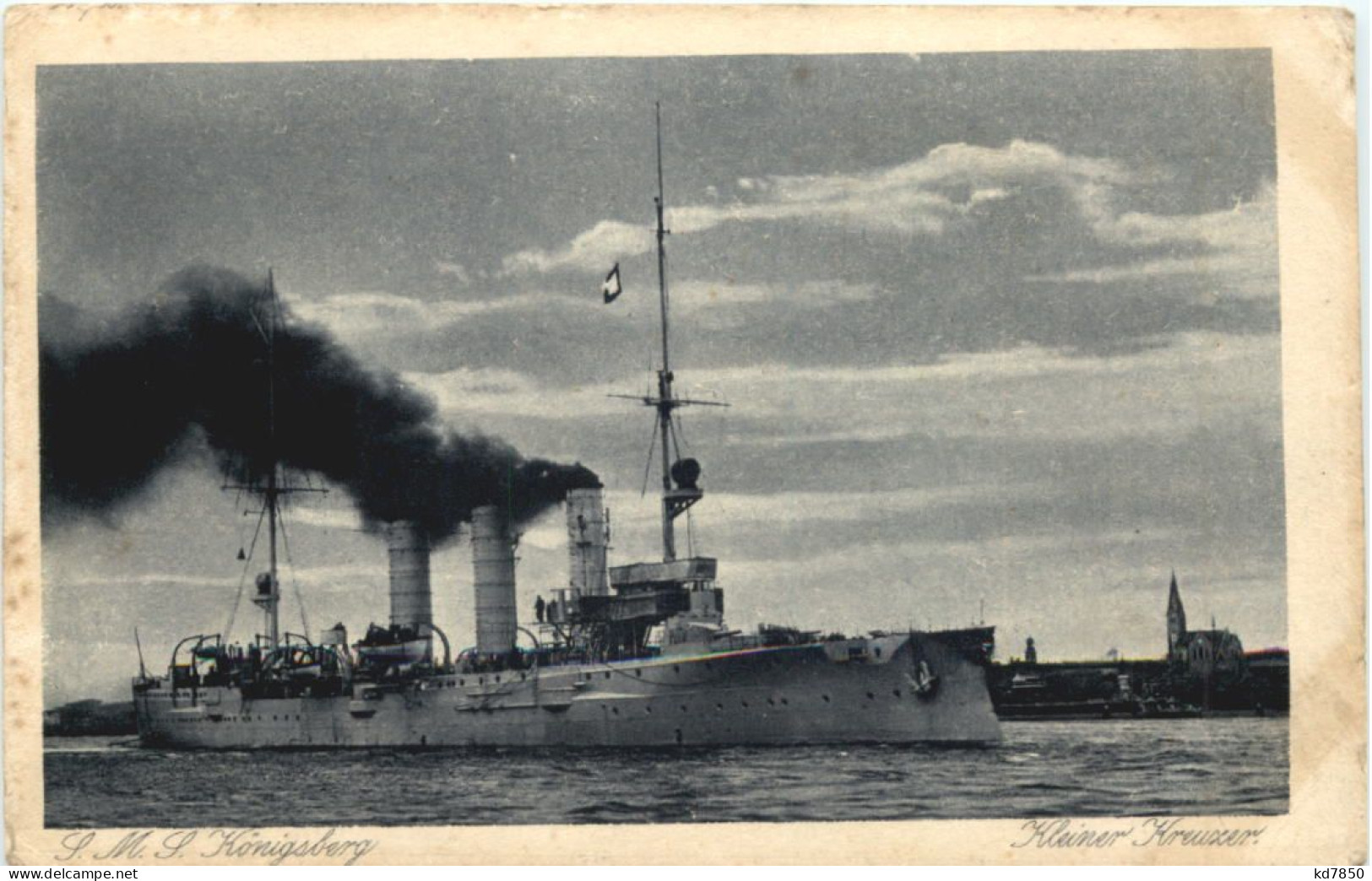 SMS Königsberg - Kreuzer - Guerra