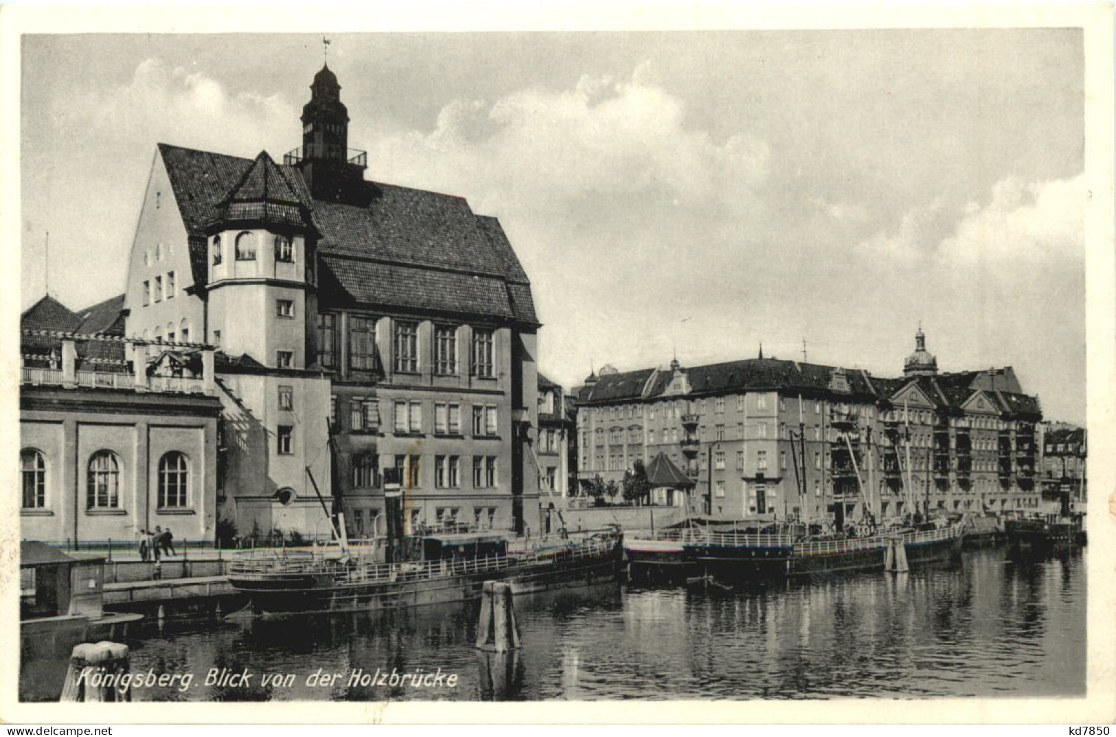 Königsberg - Blick Von Der Holzbrücke - Ostpreussen