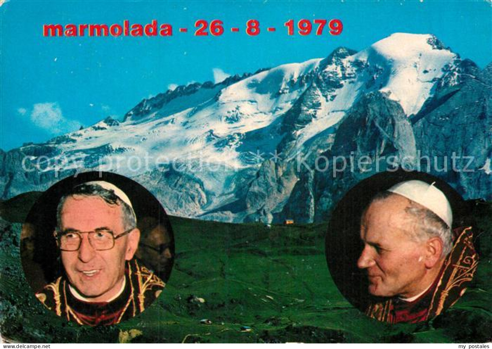 72934206 Marmolada Con Giovanni Paolo E Giovanni Paolo II Marmolada - Autres & Non Classés