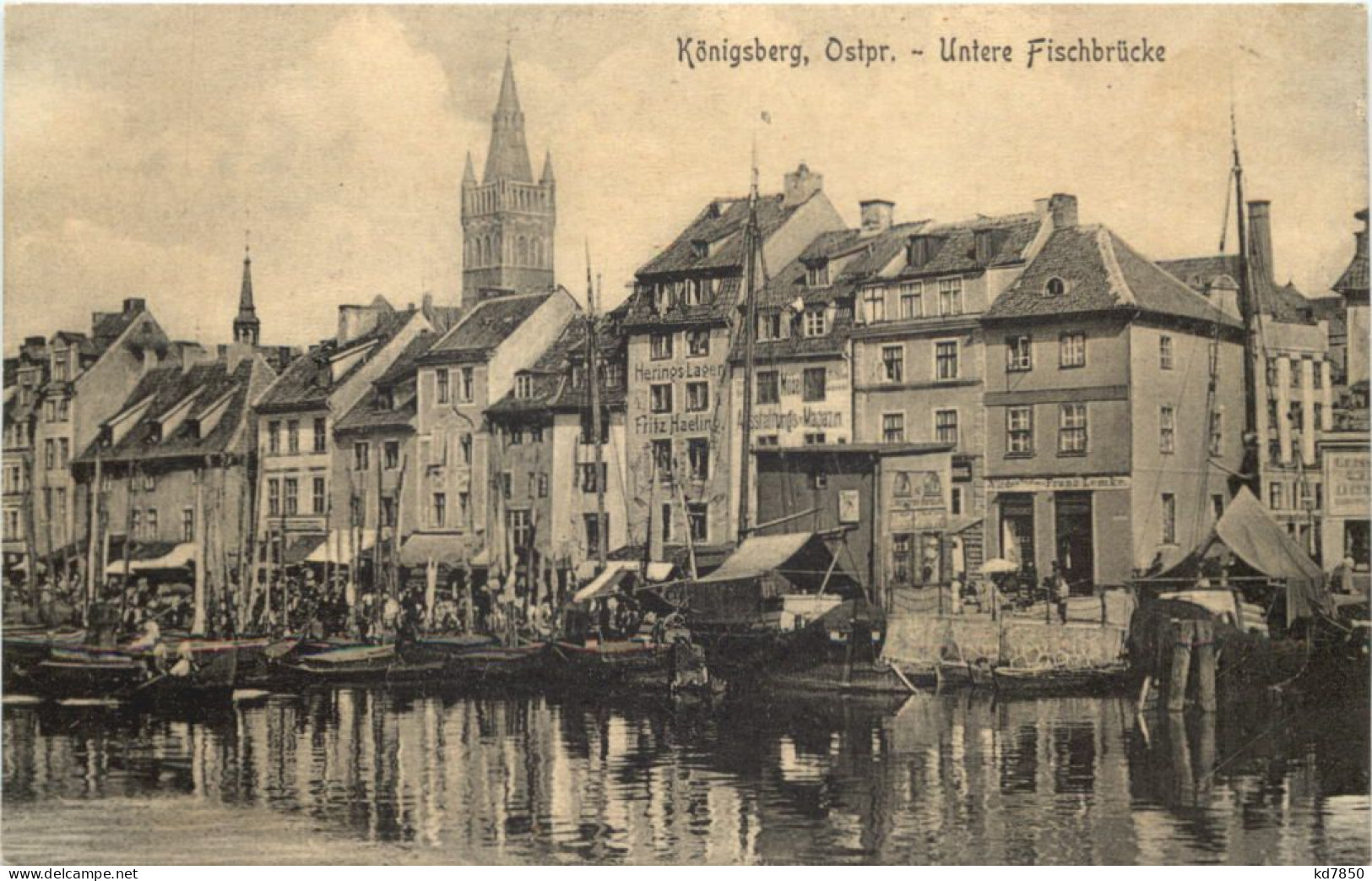 Königsberg - Untere Fischbrücke - Ostpreussen