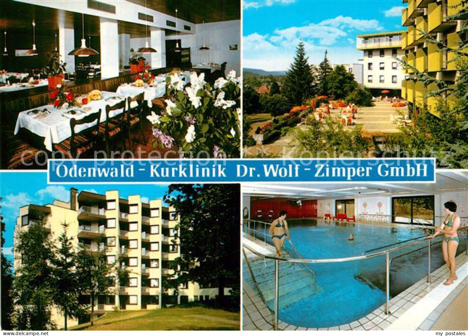 72934111 Bad Koenig Odenwald Kurklinik Dr. Wolf Zimper GmbH Schwimmhalle Bad Koe - Bad Koenig