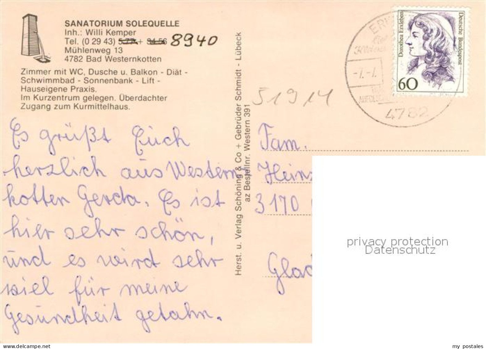 72934103 Bad Westernkotten Sanatorim Solequelle Hallenbad Bad Westernkotten - Other & Unclassified