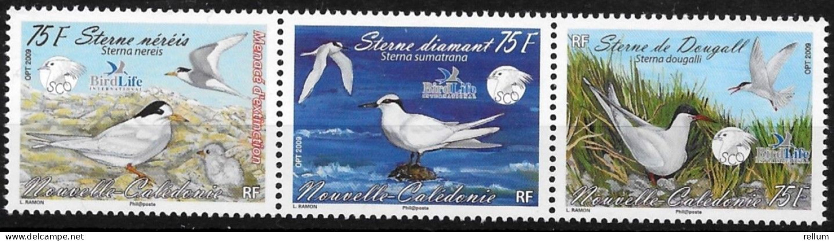 Nouvelle Calédonie 2009 - Yvert Et Tellier Nr. 1066/1068 Se Tenant - Michel Nr. 1496/1498 Zusammenhängend ** - Unused Stamps