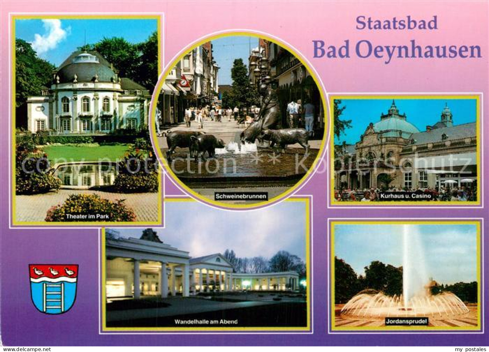 72933723 Bad Oeynhausen Theater Im Park Schweinebrunnen Kurhaus Und Casino Wande - Bad Oeynhausen