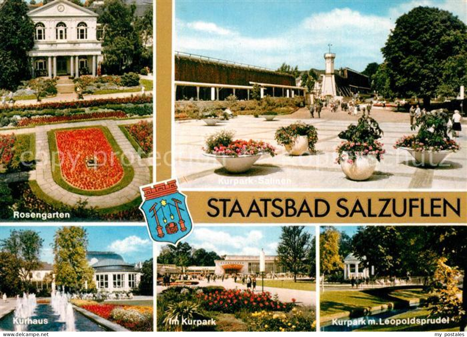 72933663 Bad Salzuflen Rosengarten Saline Kurhaus Kurpark Leopoldsprudel Bad Sal - Bad Salzuflen