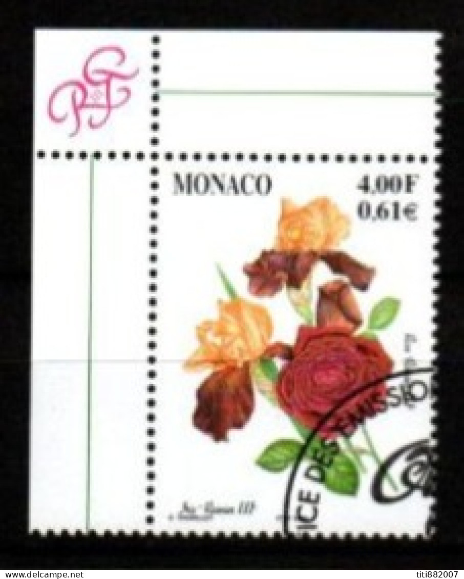 MONACO   -  1999 .  Y&T N° 2217 Oblitéré.   Roses - Oblitérés