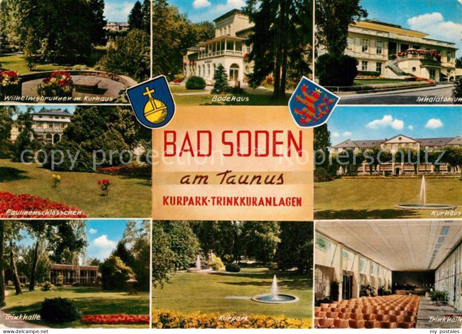 72932501 Bad Soden Taunus Wilhelmsbrunnen Kurhaus Badehaus Inhalatorium Pauliner - Bad Soden