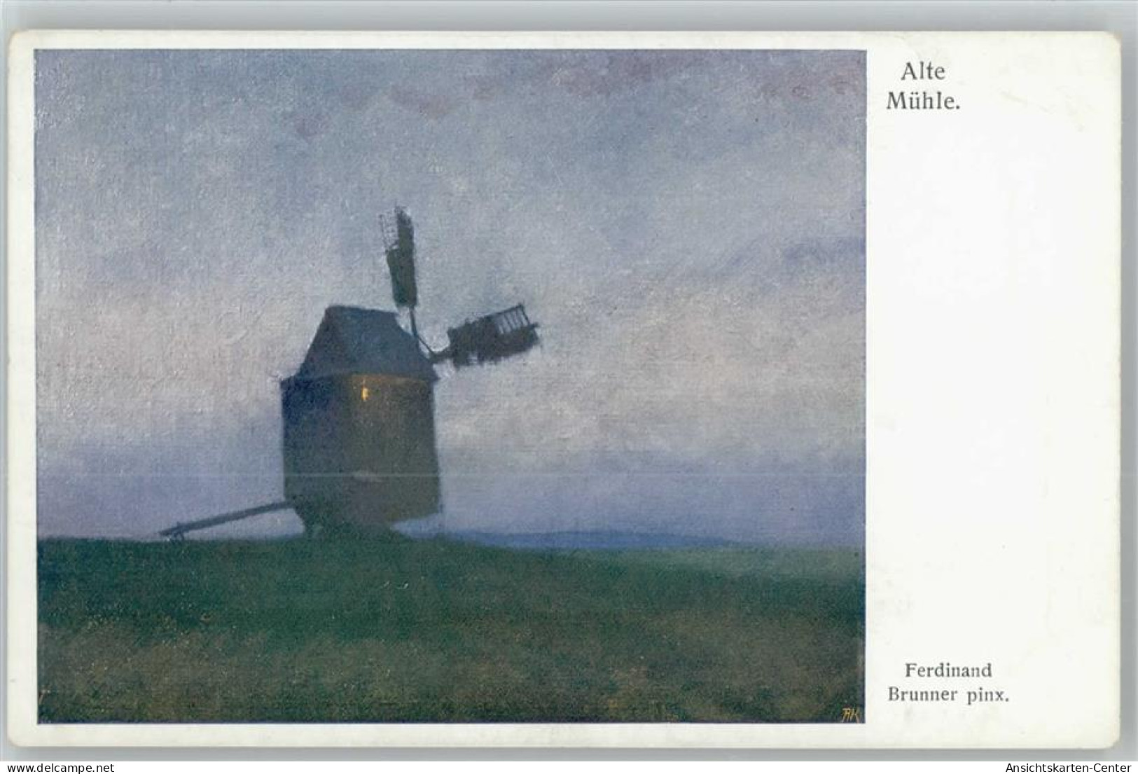 12000108 - Windmuehlen Sign Brunner - Alte Muehle , - Autres & Non Classés