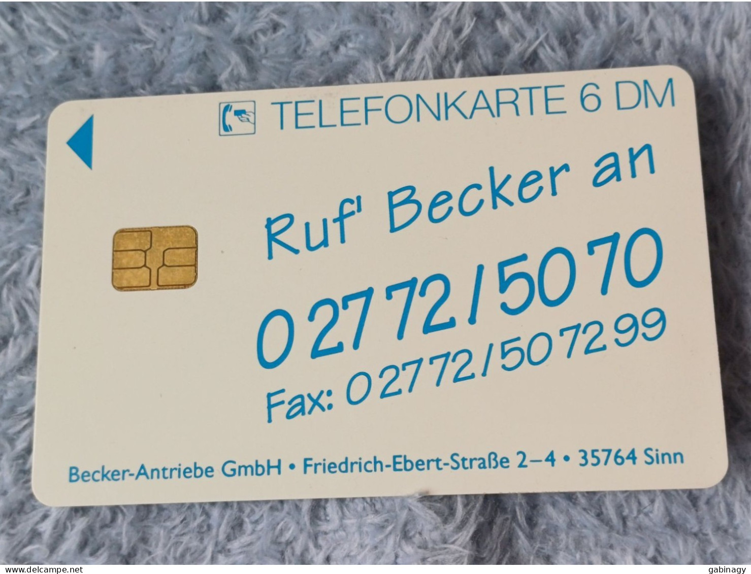 GERMANY-1121 - O 0101 - Becker-Antriebe GmbH (Tennisspieler-Silhouette) - 3.000ex. - O-Series : Customers Sets