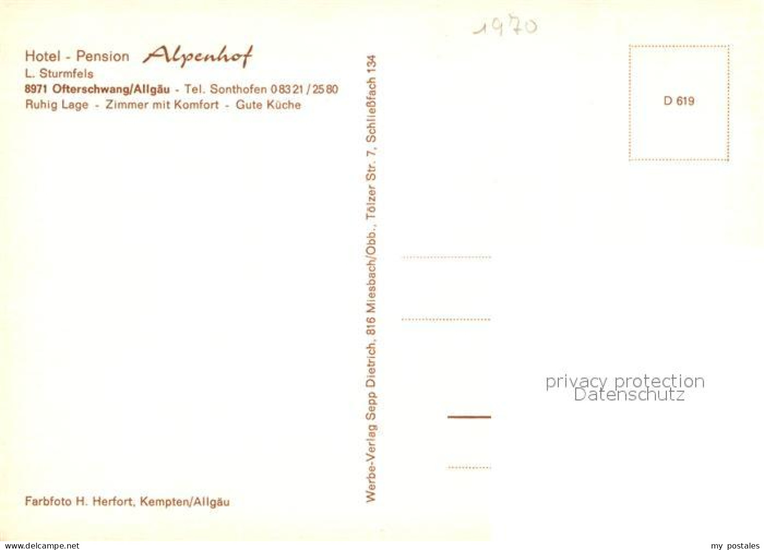 72932145 Ofterschwang Hotel Pension Alpenhof Ofterschwang - Other & Unclassified