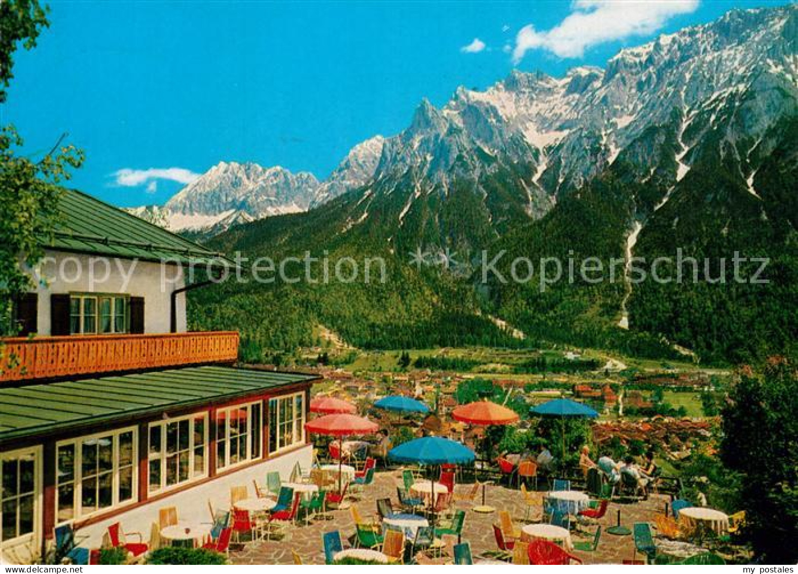 72931516 Mittenwald Karwendel Tirol Berggaststaette Latscheneck Mittenwald Karwe - Altri & Non Classificati