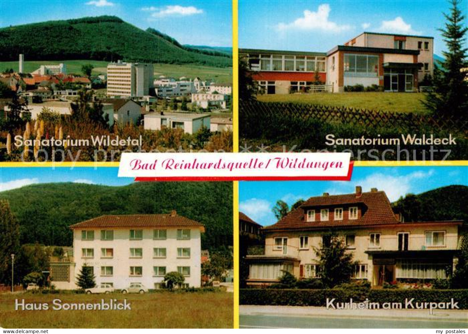72931465 Bad Reinhardsquelle Sanatorium Wildetal Waldeck Sonnenblick Kurheim Kur - Bad Wildungen