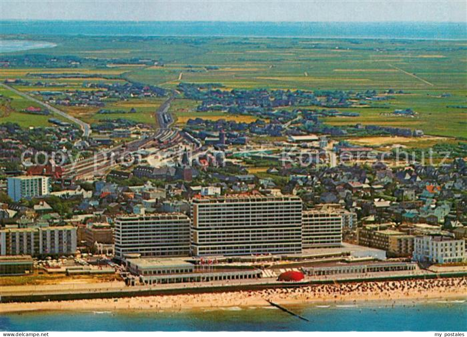 72931460 Westerland Sylt Fliegeraufnahme Neues Kurzentrum Westerland - Andere & Zonder Classificatie