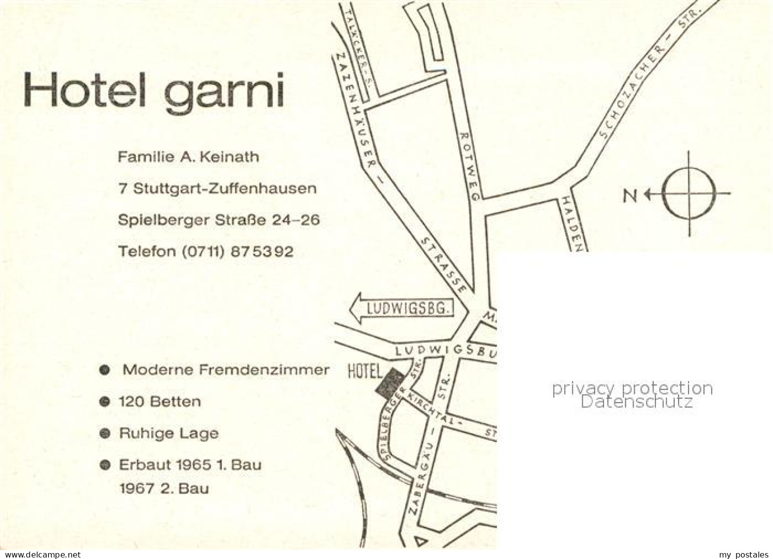 72931420 Zuffenhausen Hotel Garni Stuttgart - Stuttgart