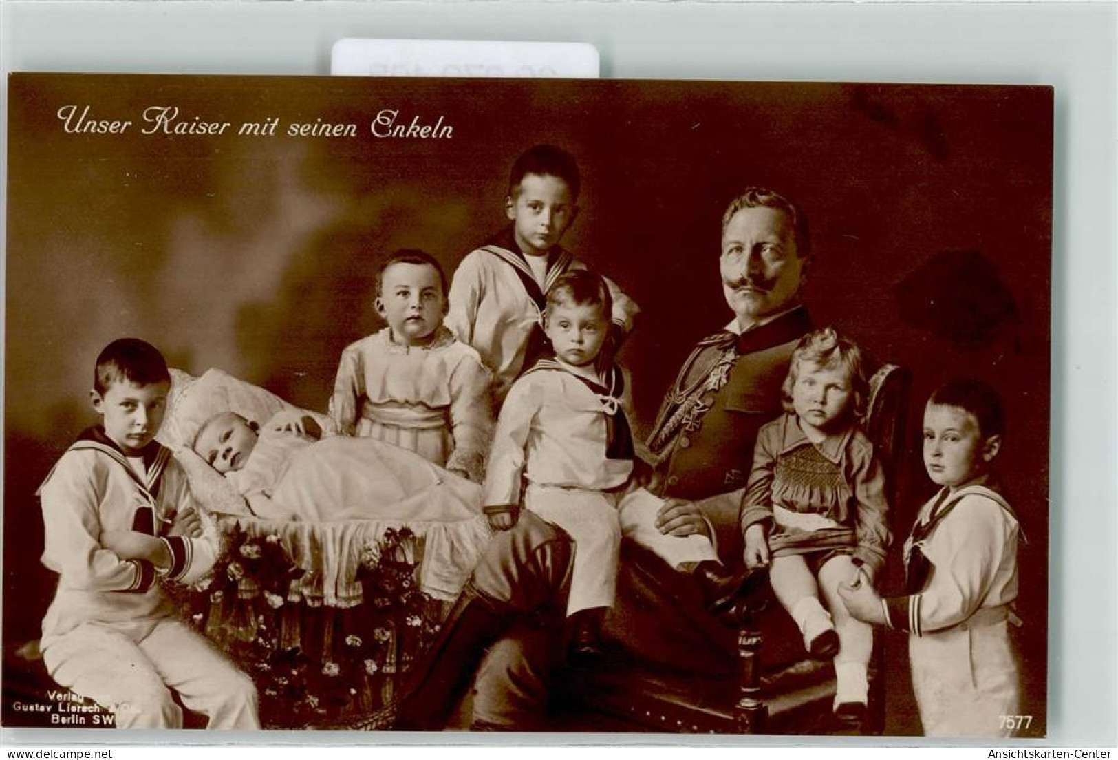 39279408 - Adel Kaiser Wilhelm II Mit Enkeln - Familles Royales