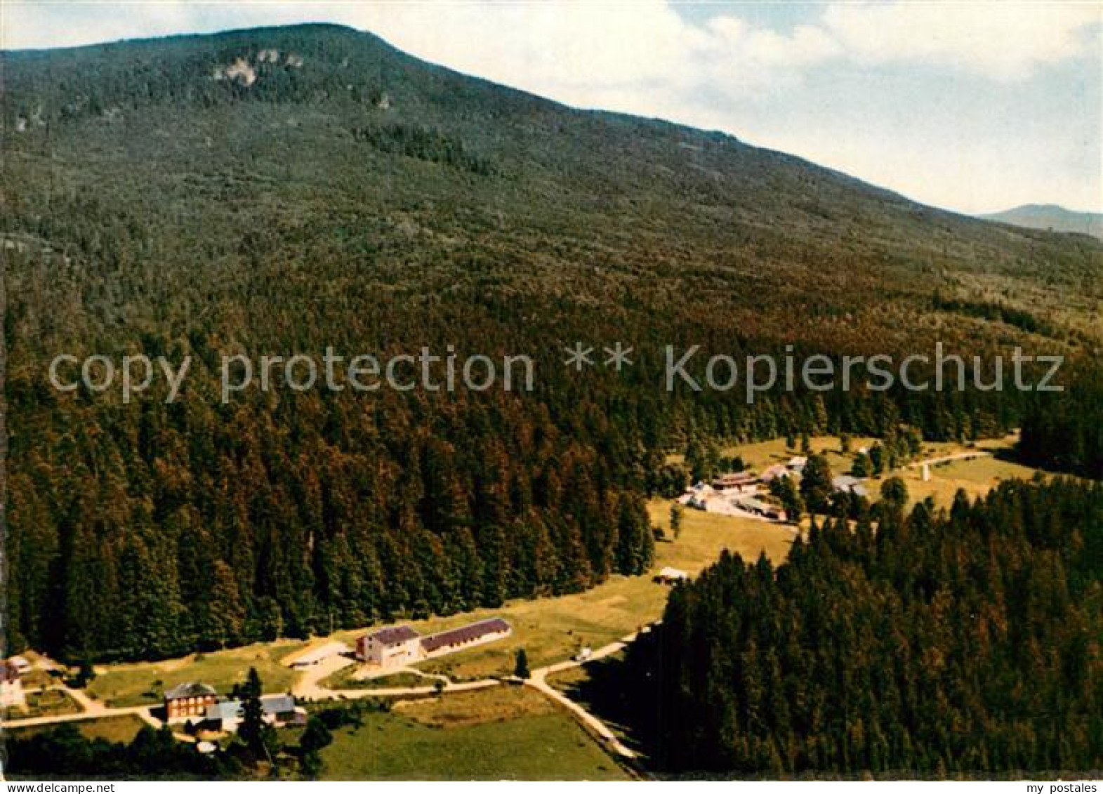 72931290 Zwiesel Niederbayern Fliegeraufnahme Hotel Pension Schachten Baernzell - Zwiesel