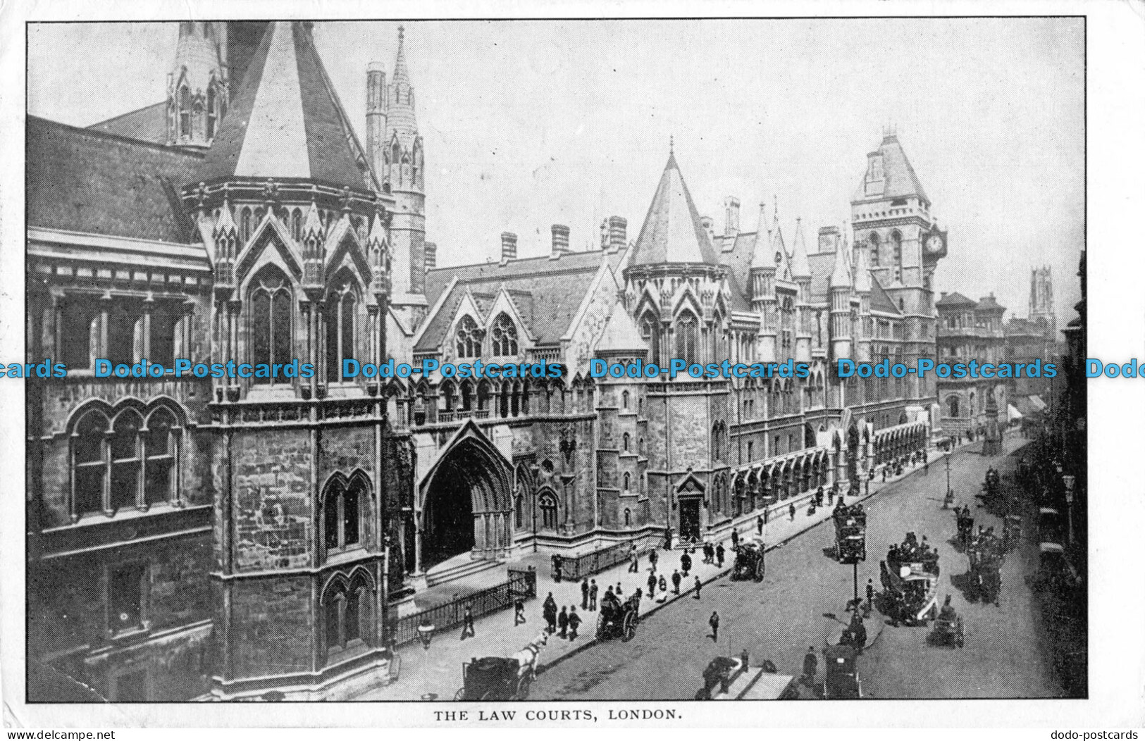 R086963 The Law Courts. London. 1904 - Andere & Zonder Classificatie