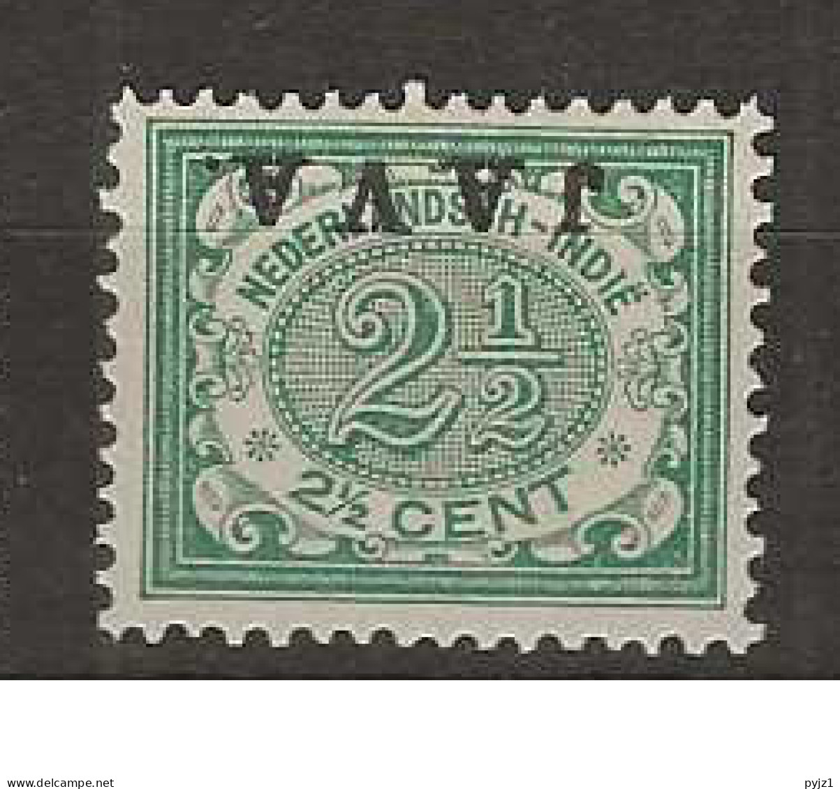 1908 MH Nederlands Indië NVPH 66f JAVA Kopstaand - Niederländisch-Indien