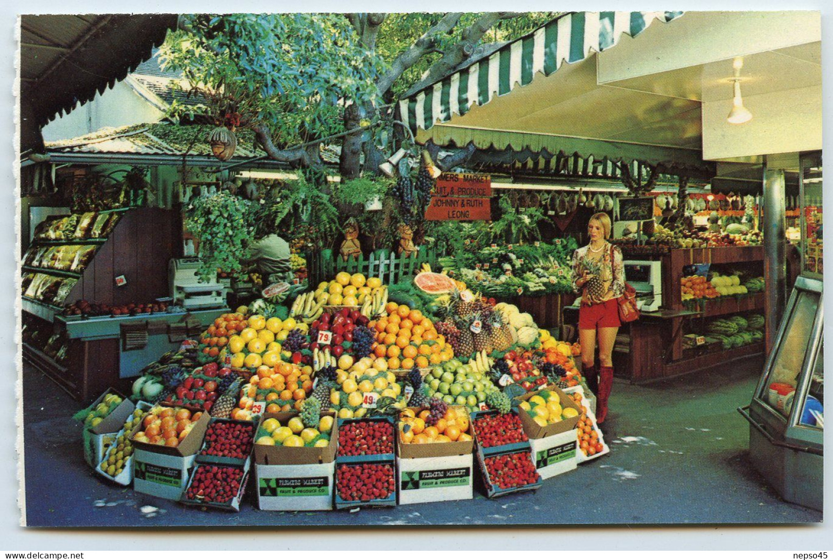 Etats-Unis.Californie.Farmers Market.Marché De Produits Agricoles. - Los Angeles