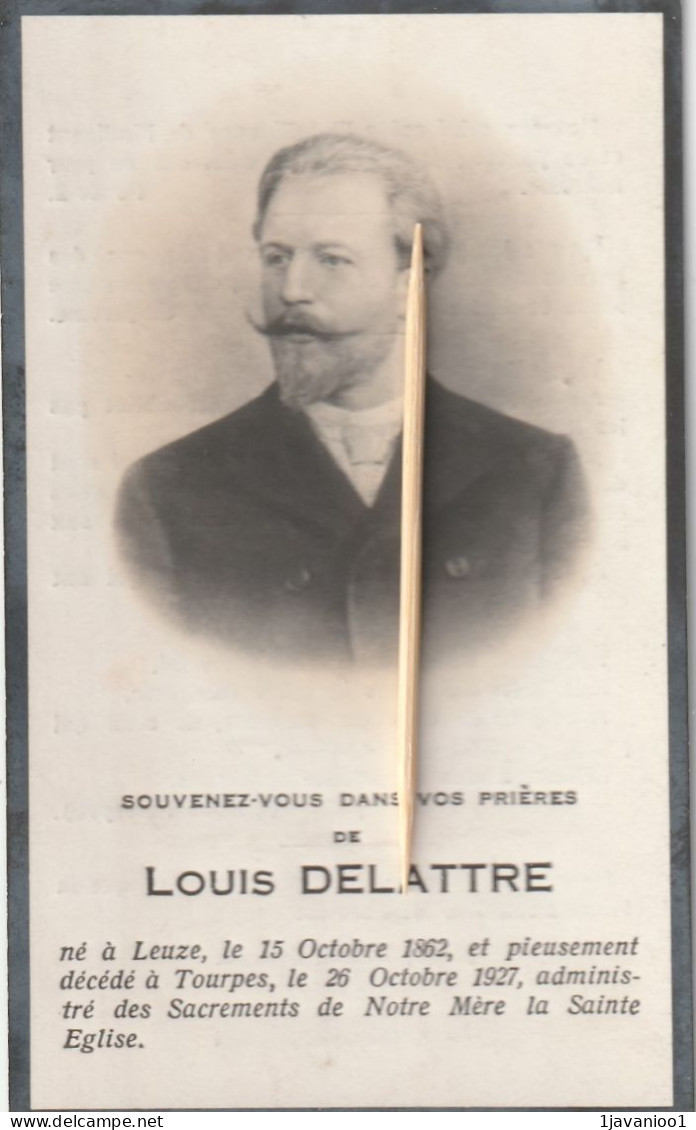 Tourpes, 1927, Leuze, Louis Delattre - Devotieprenten