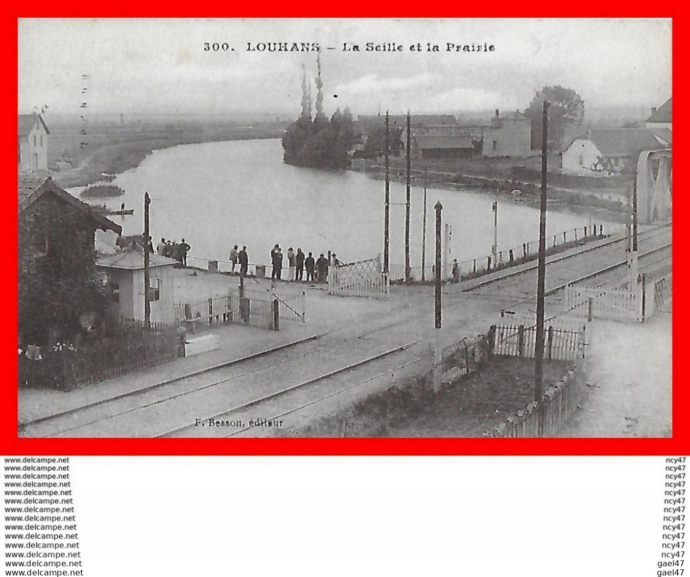 CPA (71) LOUHANS.  La Seille Et La Prairie, Animé...H1051 - Louhans
