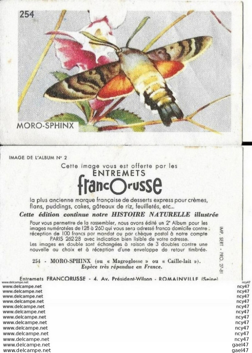 CHROMOS.Entremets FRANCORUSSE.  Le Moro-sphinx. ..I 474 - Other & Unclassified